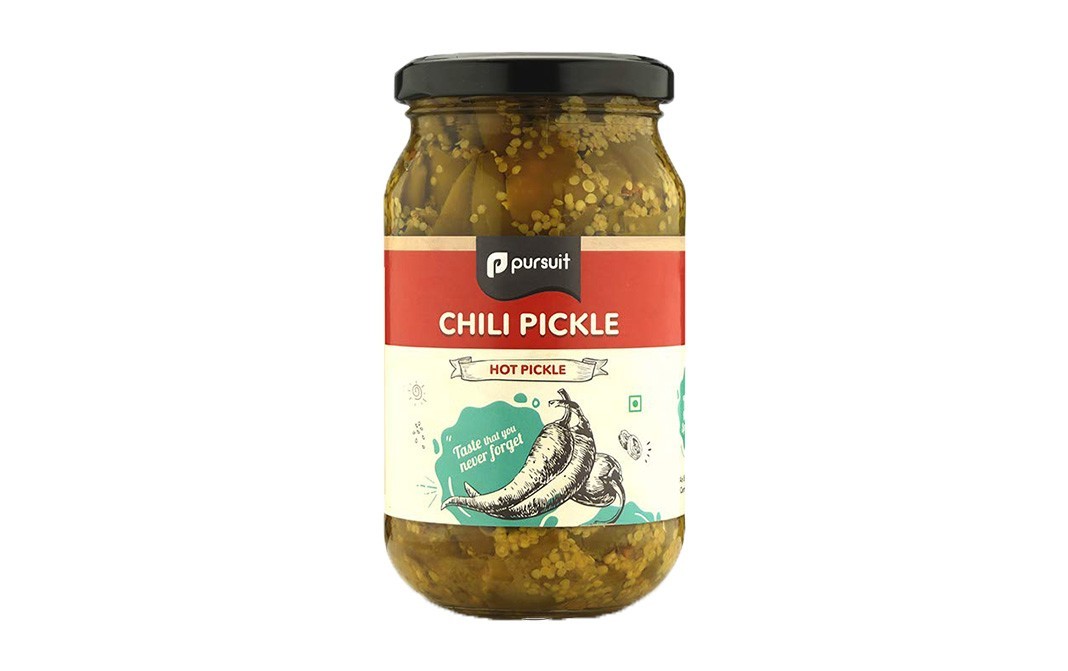 Pursuit Chili Pickle (Hot Pickle)   Glass Jar  400 grams